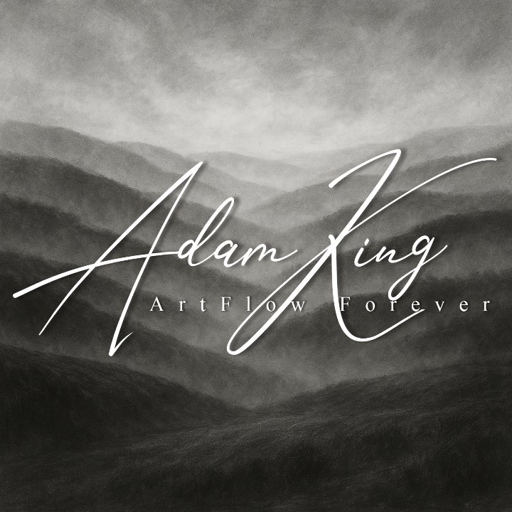 Misty gray mountains