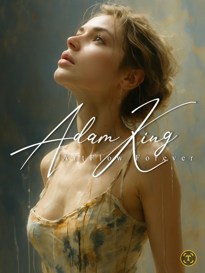Woman looking up, portrait