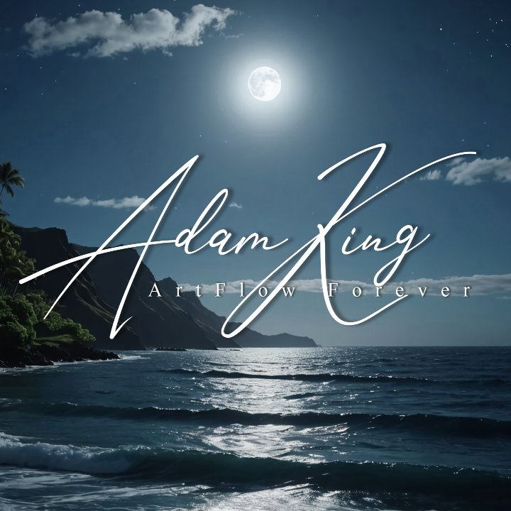 Moonlit ocean